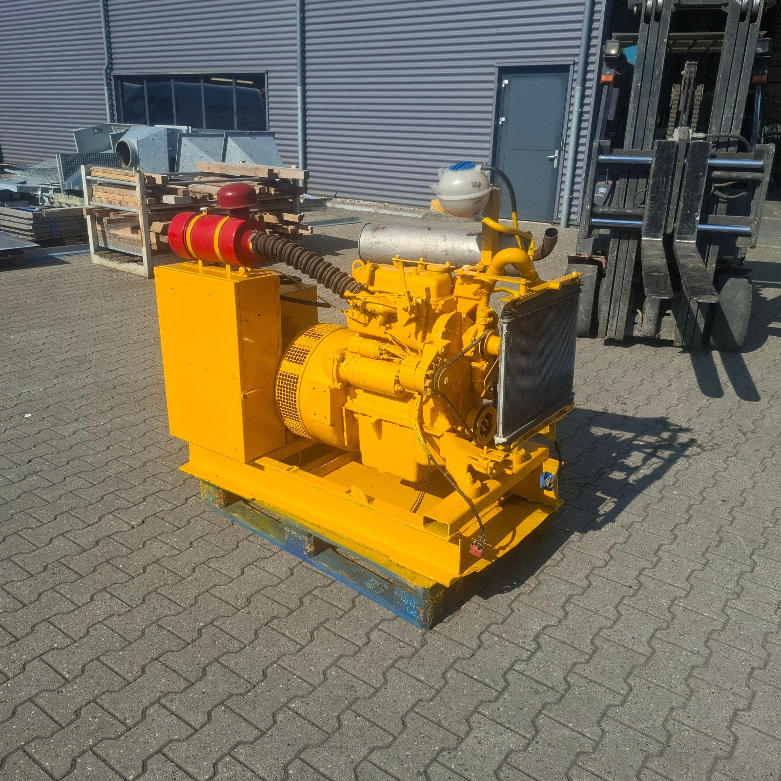 Ford aggregaat 17KVA, Ophalen