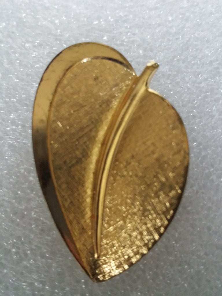 Vintage SJAAL-CLIP <> “Golden Leaf” <> Jaren 1950, ZGAN, Ophalen of Verzenden, Overige typen