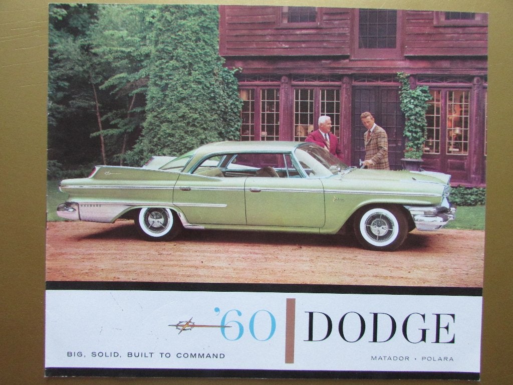 1960 Dodge Matador-Polara prestige brochure, Engels, Ophalen of Verzenden, Zo goed als nieuw, Overige merken
