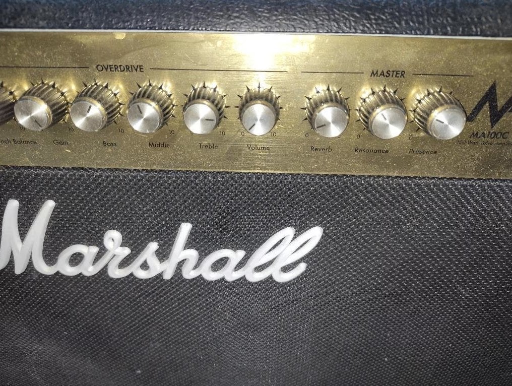 Marshall MA100C versterker, Ophalen, Gebruikt, Gitaar, 50 tot 100 watt