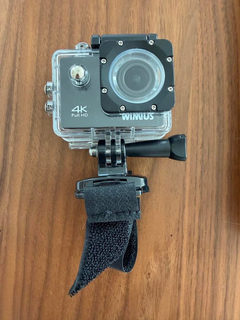 WIMIUS 4K Action Cam Q1 - Zo goed als nieuw met accessoires, Ophalen of Verzenden, Zo goed als nieuw