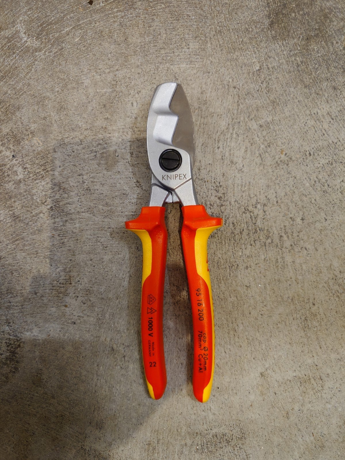 Knipex 95 16 200 Kabelschaar - Nieuw, Verzenden, Nieuw, Tang, Knipex