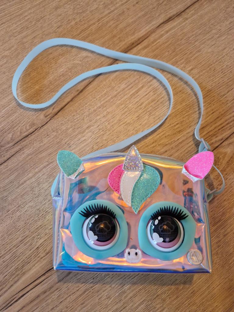 Purse Pets Y2K Corn Interactieve Eenhoorn Handtas, Ophalen of Verzenden, Zo goed als nieuw, Blauw, Handtas