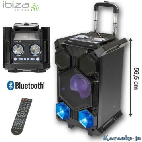 IBIZA SPLBOX350-PORT All-in-1 geluid-systeem 350 Watt, Overige merken, ., Overige typen, Nieuw