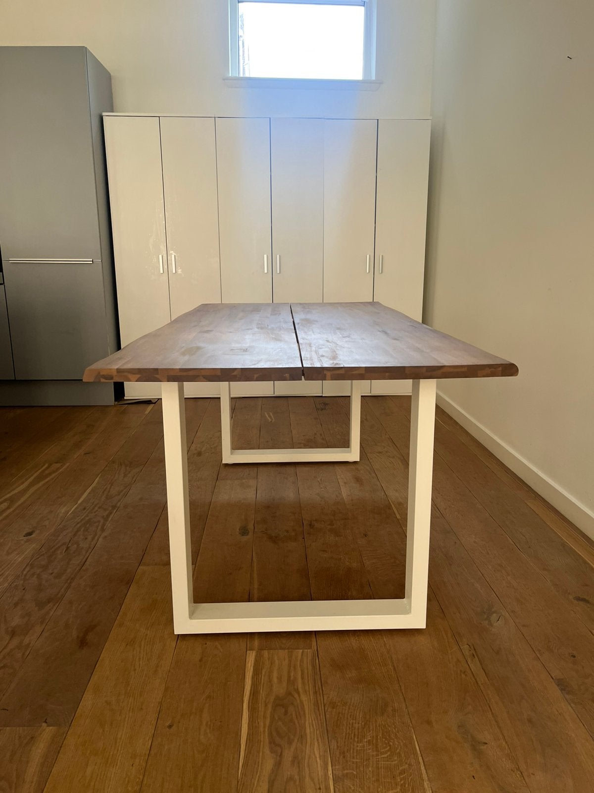 Leuke, moderne eettafel 180x90 cm, Ophalen, Zo goed als nieuw, 75 cm of meer, 60 cm of meer