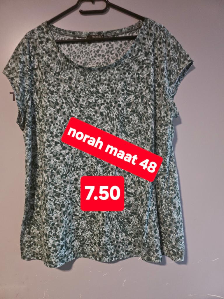 Norah maat 48, Kleding | Dames, T-shirts, Zwart, Maat 46/48 (XL) of groter, Ophalen of Verzenden, Zo goed als nieuw