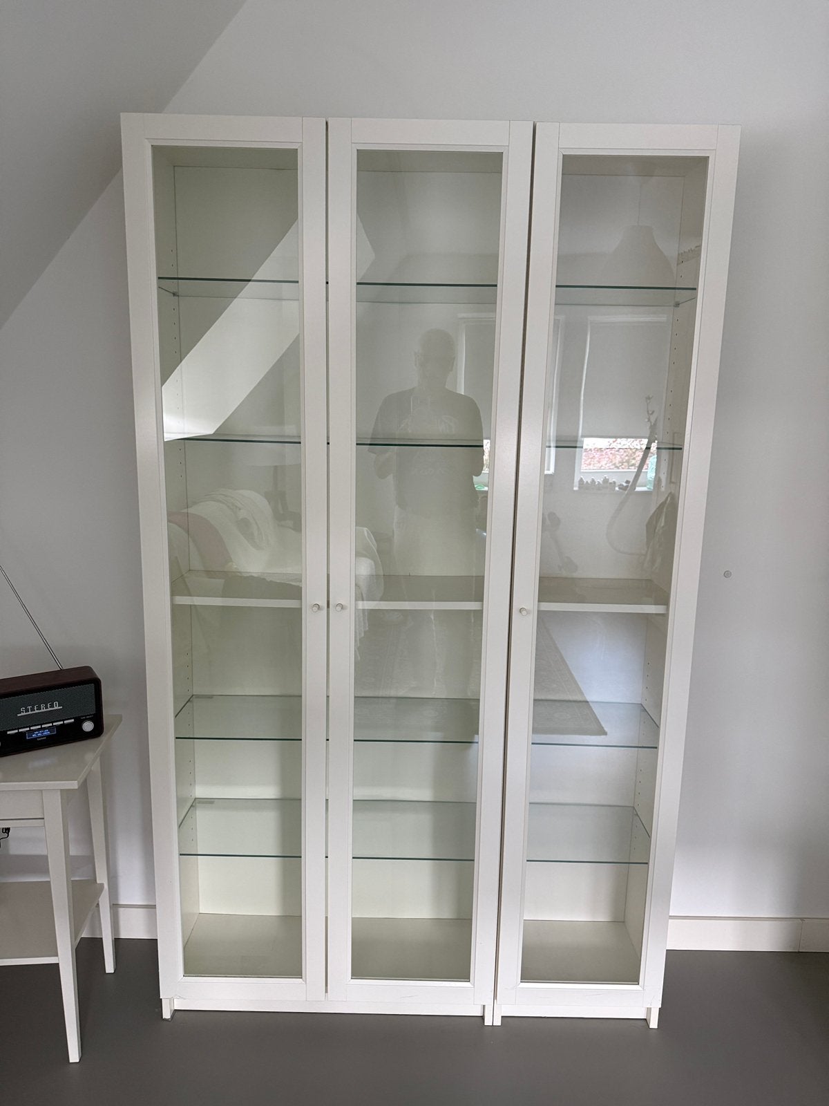 Ikea kast (2 delig), Ophalen, Overige materialen, 100 tot 150 cm, 200 cm of meer