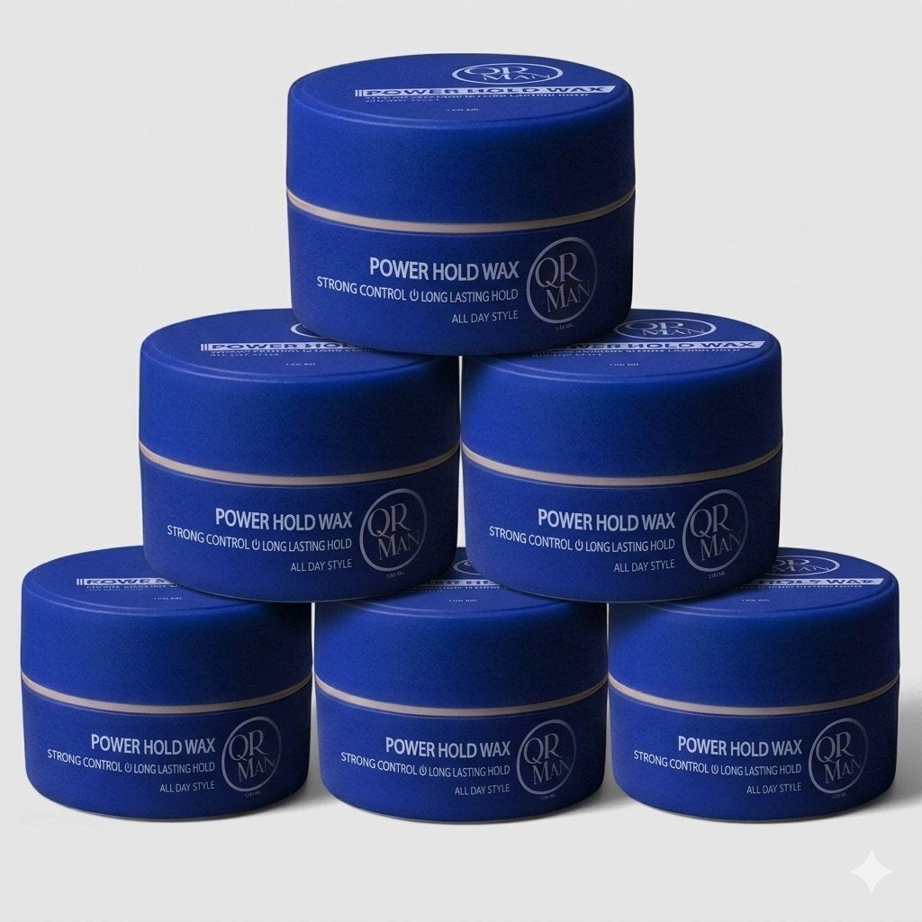 450 poten QR Man Haarwax - Diverse Soorten  Perfecte Styling, Ophalen of Verzenden, Nieuw, Gel, Wax, Haarlak of Mousse