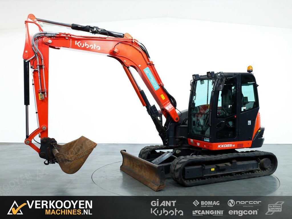 2024 Kubota KX085-5 Mono VV1443, Zakelijke goederen, Machines en Bouw | Kranen en Graafmachines, Graafmachine
