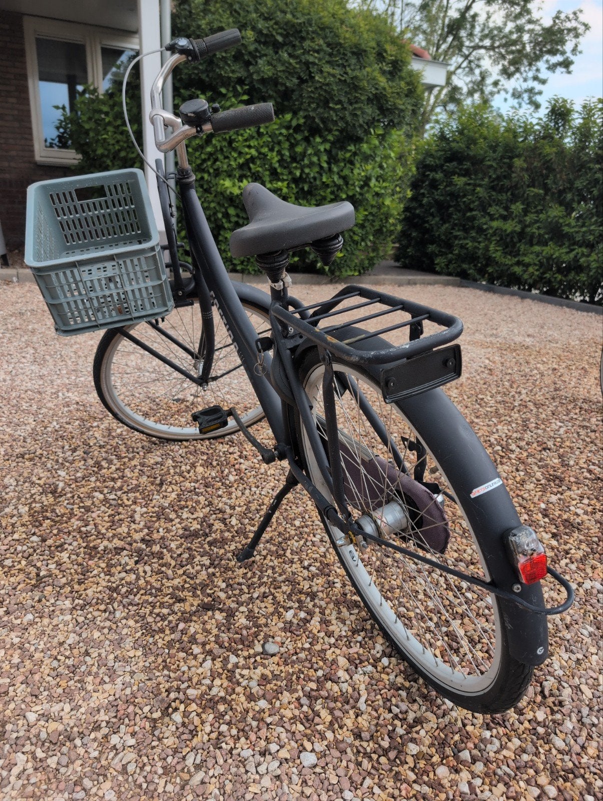 Cortina U4 26 inch donkerblauwe transportfiets, Terugtraprem, Gebruikt, Versnellingen, Minder dan 47 cm
