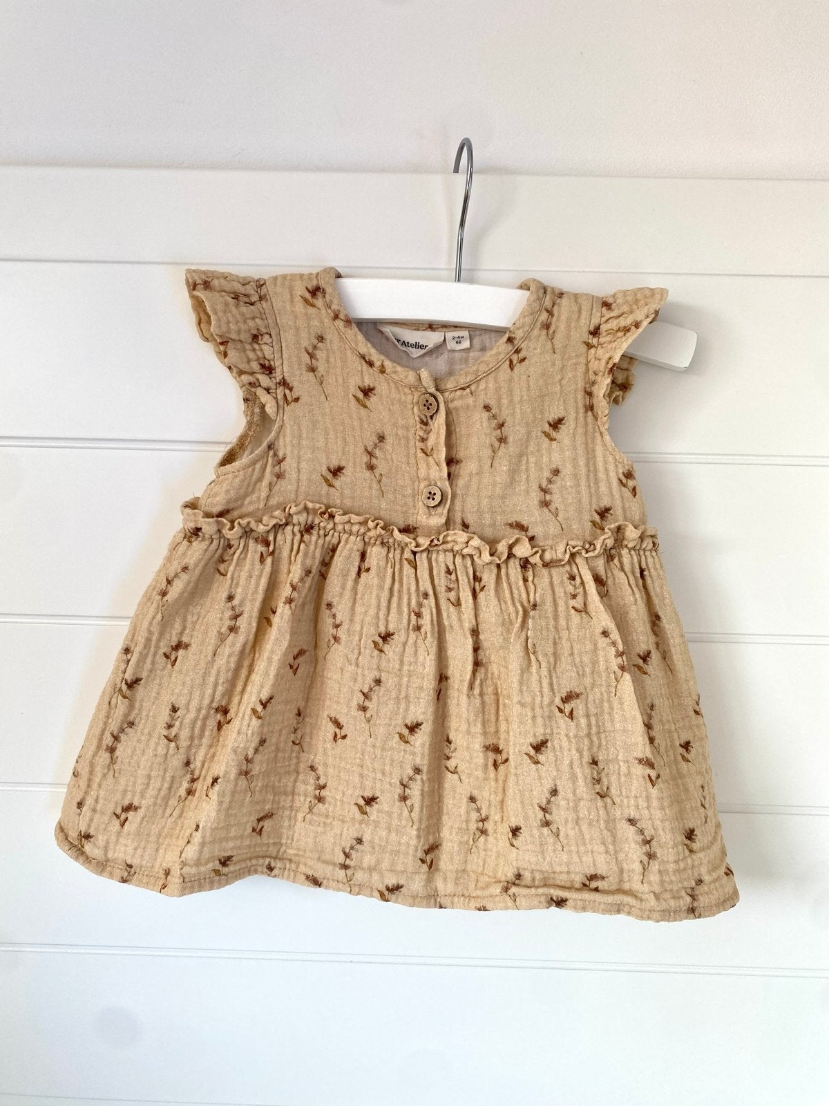 Lief jurkje van Lil Atelier, maat 62, Ophalen of Verzenden, Zo goed als nieuw, Meisje, Jurkje of Rokje
