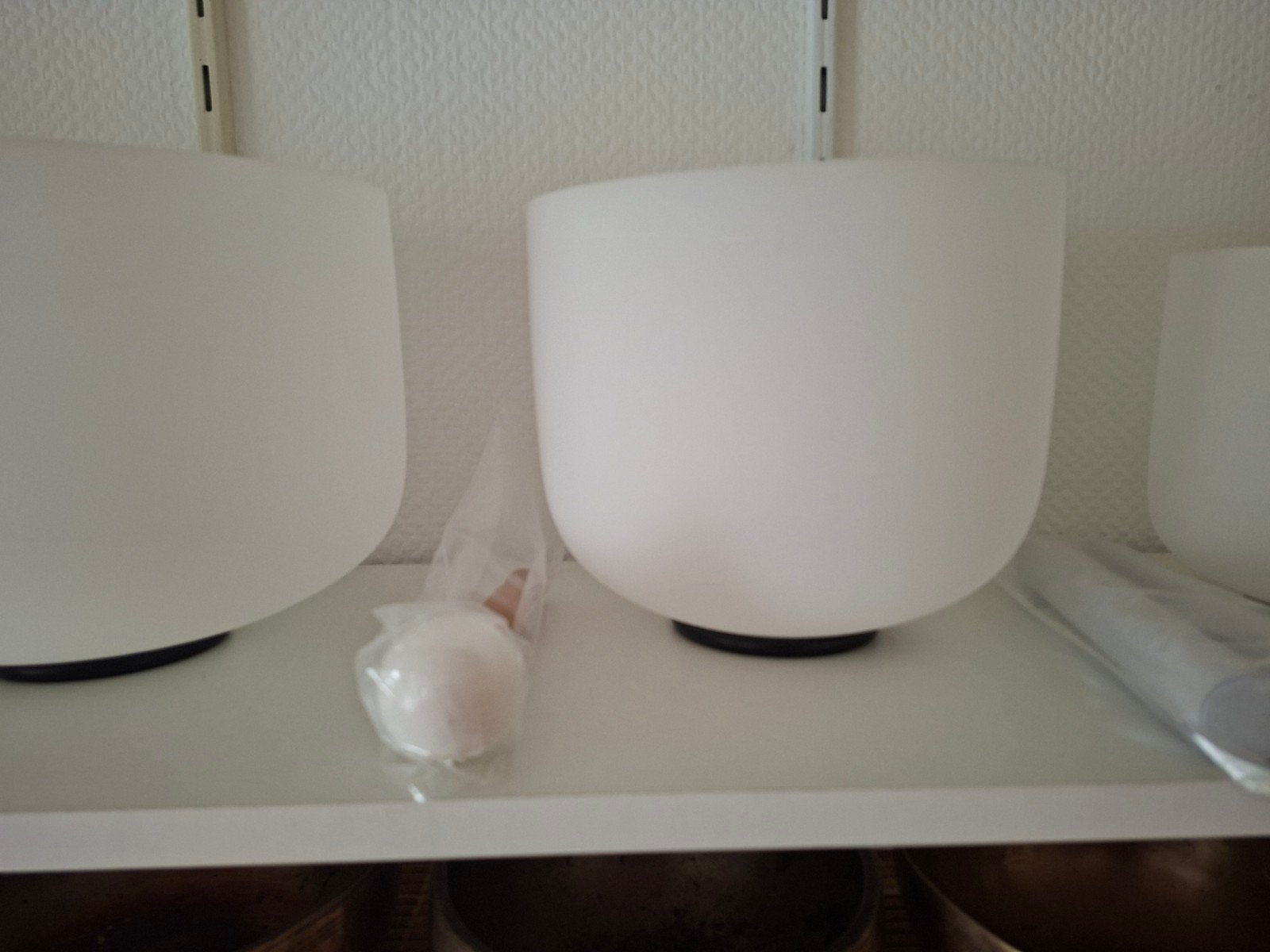 Kristallen Klankschaal 22 cm F, Muziek en Instrumenten, Percussie, Ophalen of Verzenden, Zo goed als nieuw, Overige soorten