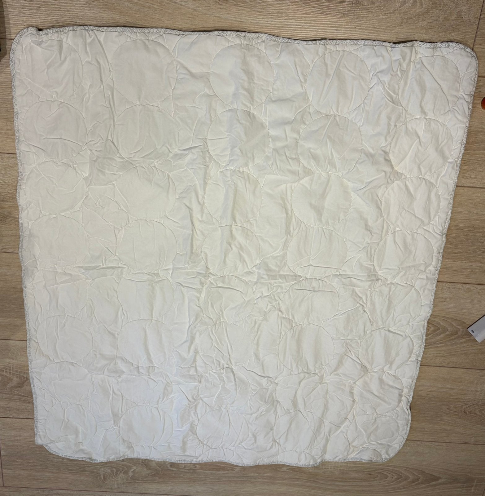 Peuterdekbed (120x150) zo goed als nieuw, Ophalen, Wit, Deken, Hema