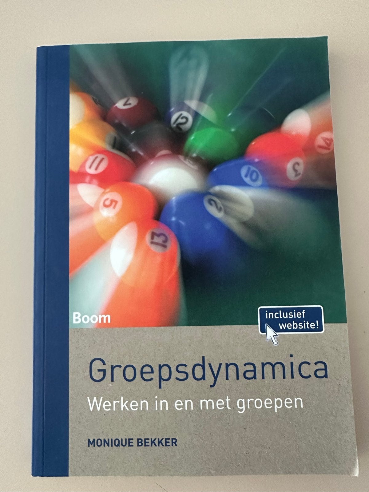 Groepsdynamica: Werken in en met groepen - Monique Bekker, Boeken, Studieboeken en Cursussen, Ophalen of Verzenden, Gamma, Zo goed als nieuw