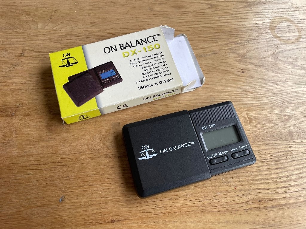 Mini weegschaal (On Balance DX-150 150 x 0.1gm), Witgoed en Apparatuur, Weegschalen, Ophalen, Minder dan 10 kg, Keukenweegschaal