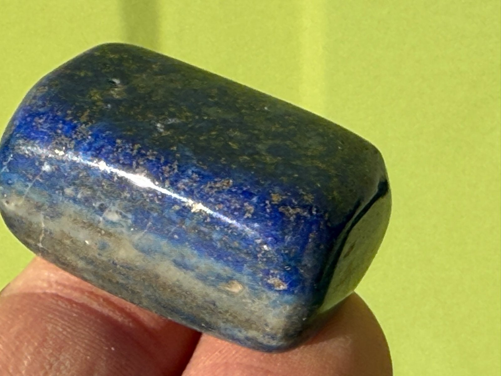Lapis Lazuli broekzaksteen trommelsteen mineralen G, Verzamelen, Ophalen of Verzenden, Mineraal