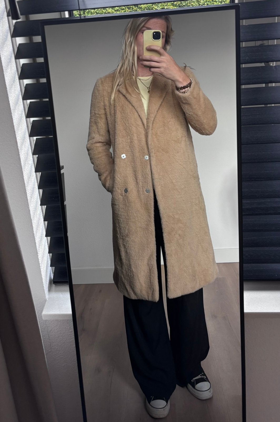Costes Studio teddy jas maat 36, Ophalen of Verzenden, Zo goed als nieuw, Maat 36 (S), Beige