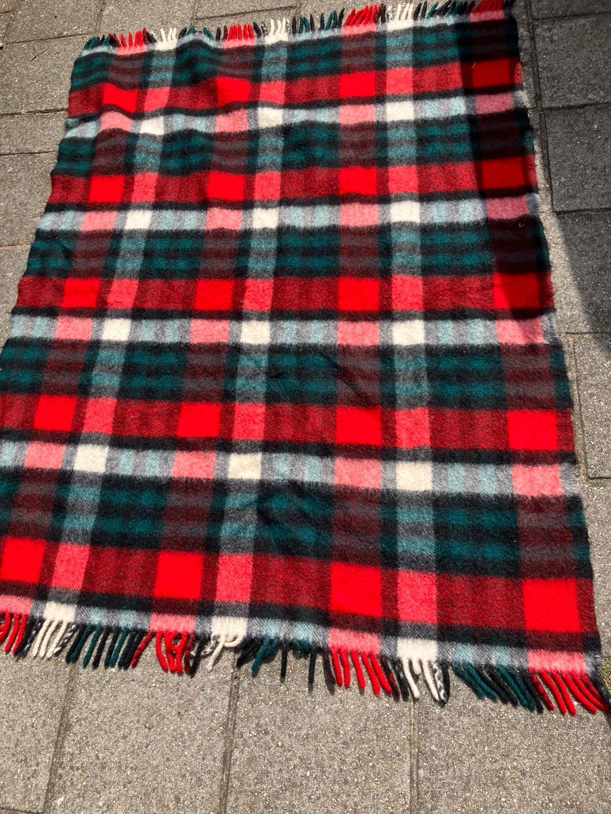 Kleine wollen Abee plaid, Ophalen of Verzenden, Zo goed als nieuw