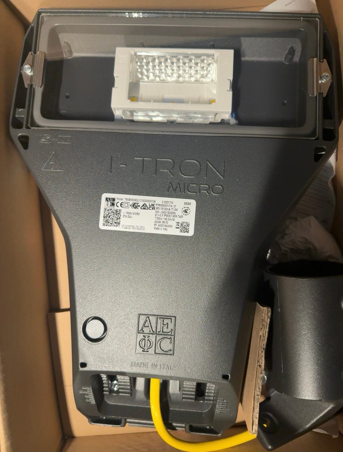 3st LED-straatverlichtingsarmaturen (nieuw in doos), Minder dan 50 watt, Overige typen, Ophalen of Verzenden, Netvoeding