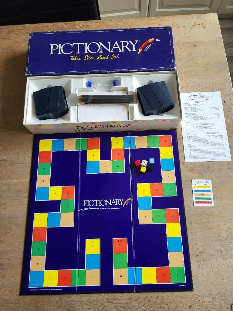 spel Pictionary, Vijf spelers of meer, Ophalen of Verzenden, Gebruikt