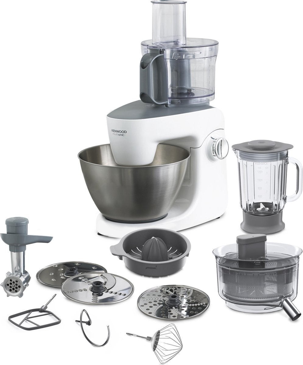Keukenmachine Kenwood MultiOne KHH30, Ophalen, 3 snelheden of meer, Zo goed als nieuw, 2 tot 3 liter