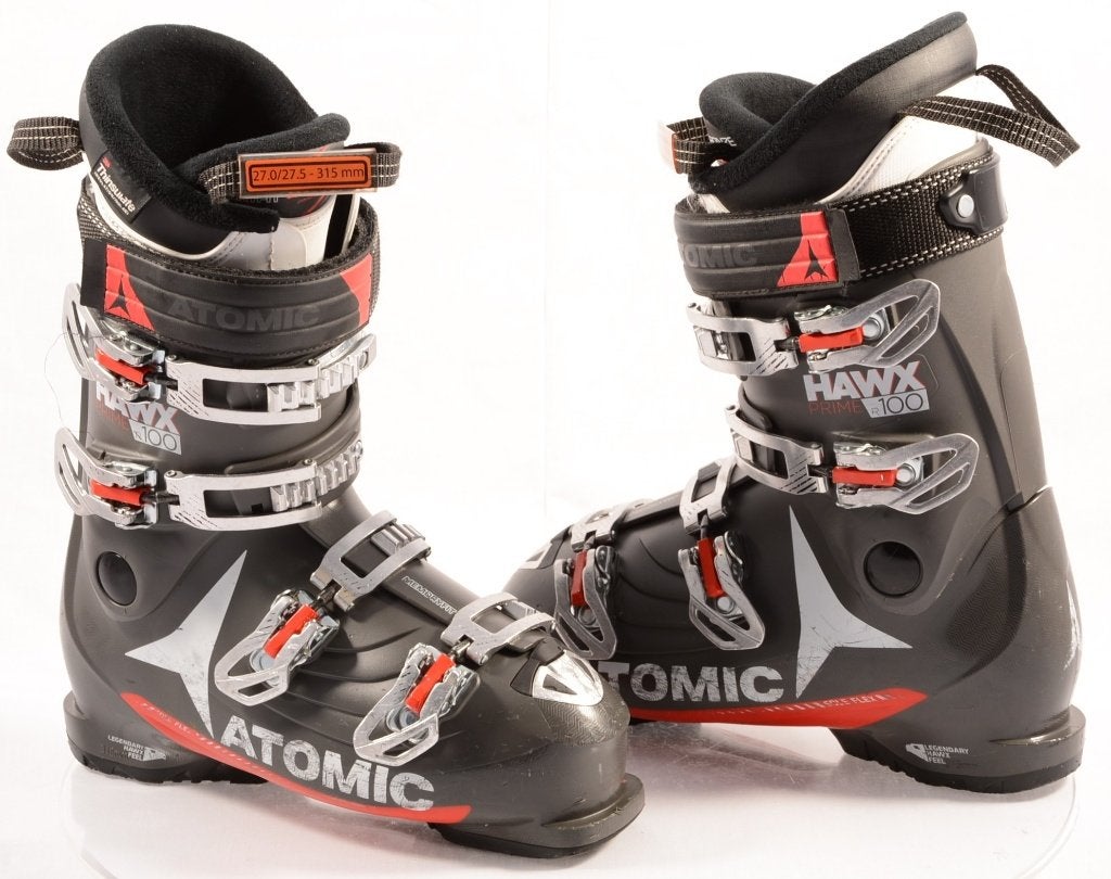 40,5 41 EU skischoenen ATOMIC HAWX PRIME 100 R GREY, Sport en Fitness, 160 tot 180 cm, Gebruikt, Verzenden, Schoenen