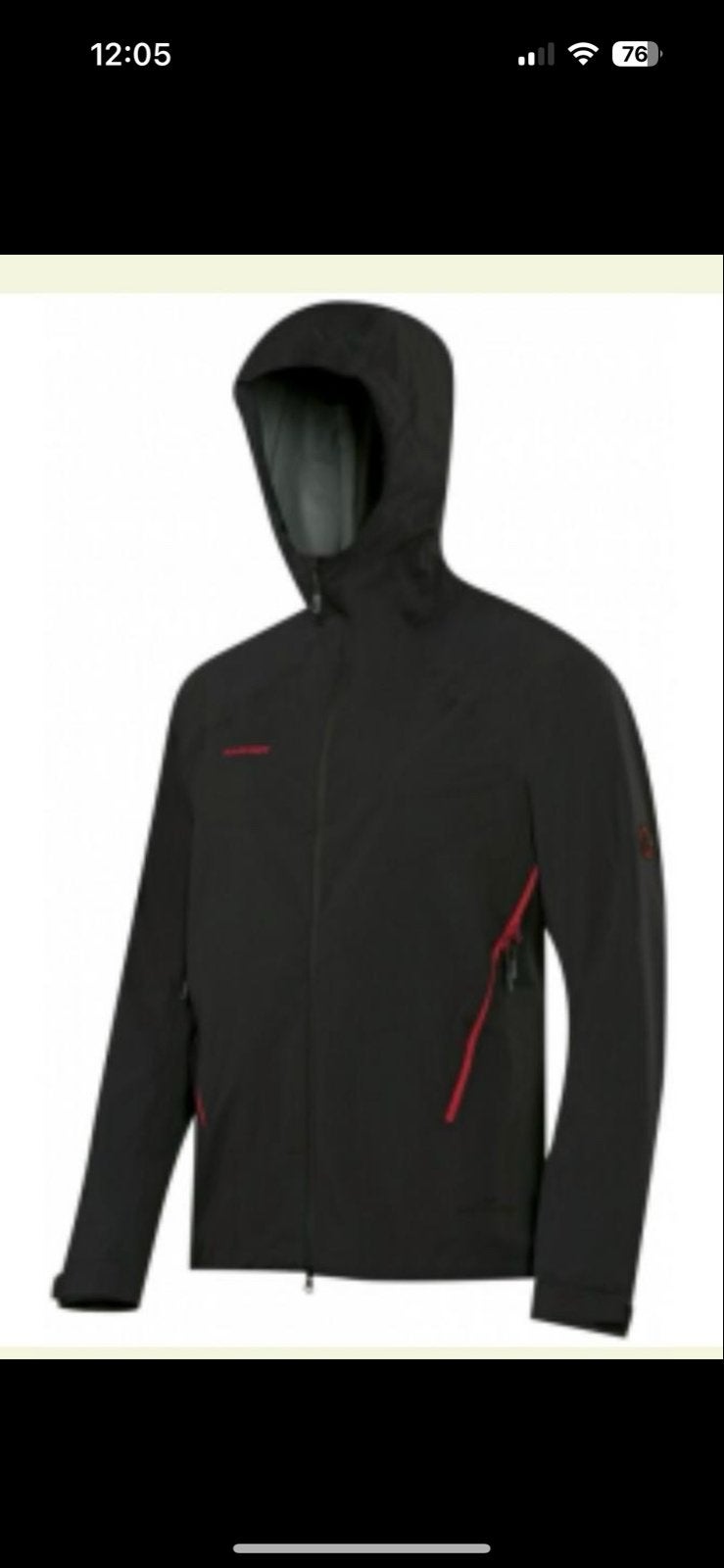 Mammut Ultimate Alpine SO Hooded Jacket GORE WINDSTOPPER XL, Ophalen of Verzenden, Nieuw, Maat 56/58 (XL), Zwart