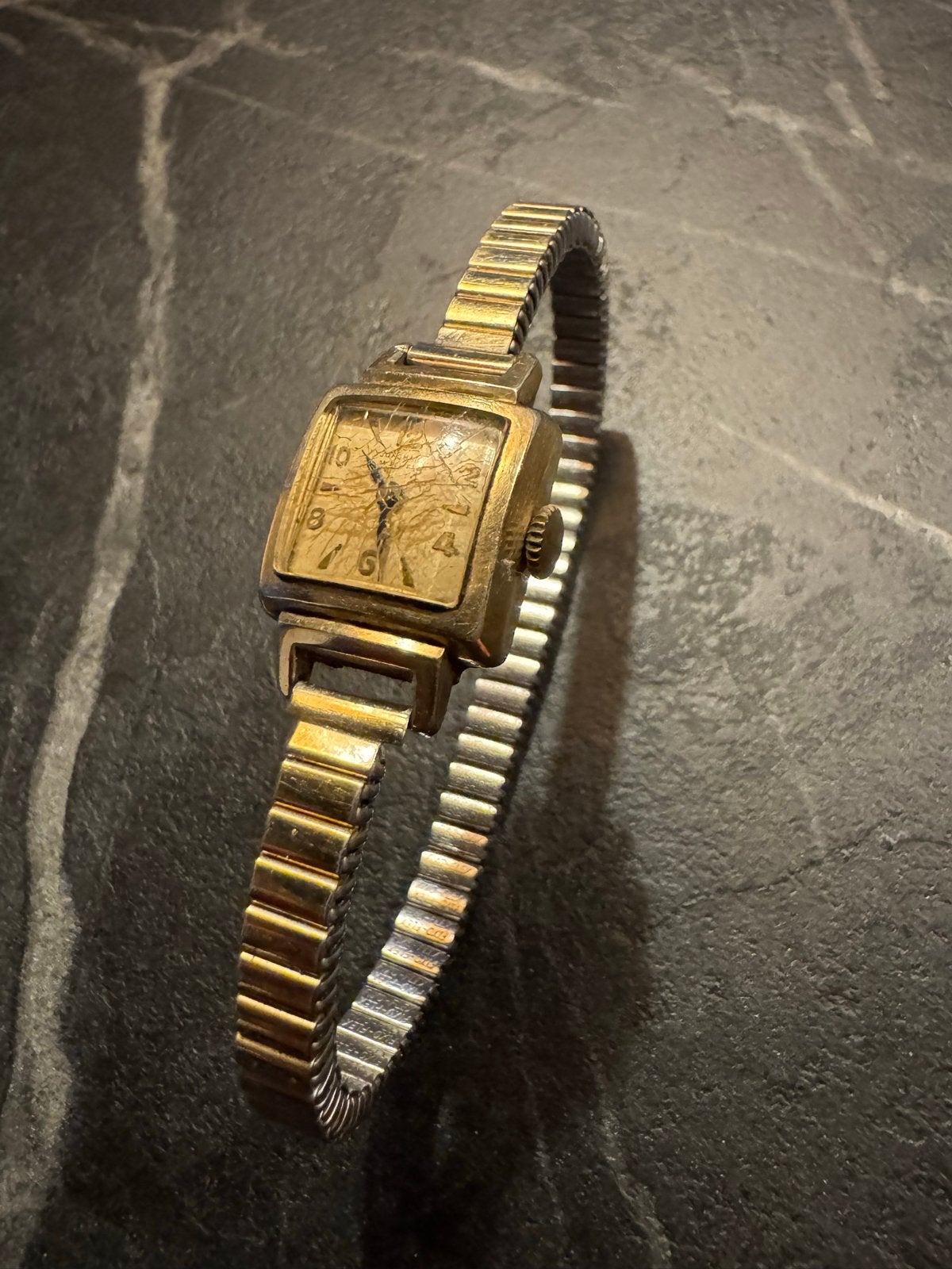 Vintage Junghans Dames Polshorloge - Jaren '30-'60, Overige merken, Overige materialen, Met bandje, Polshorloge