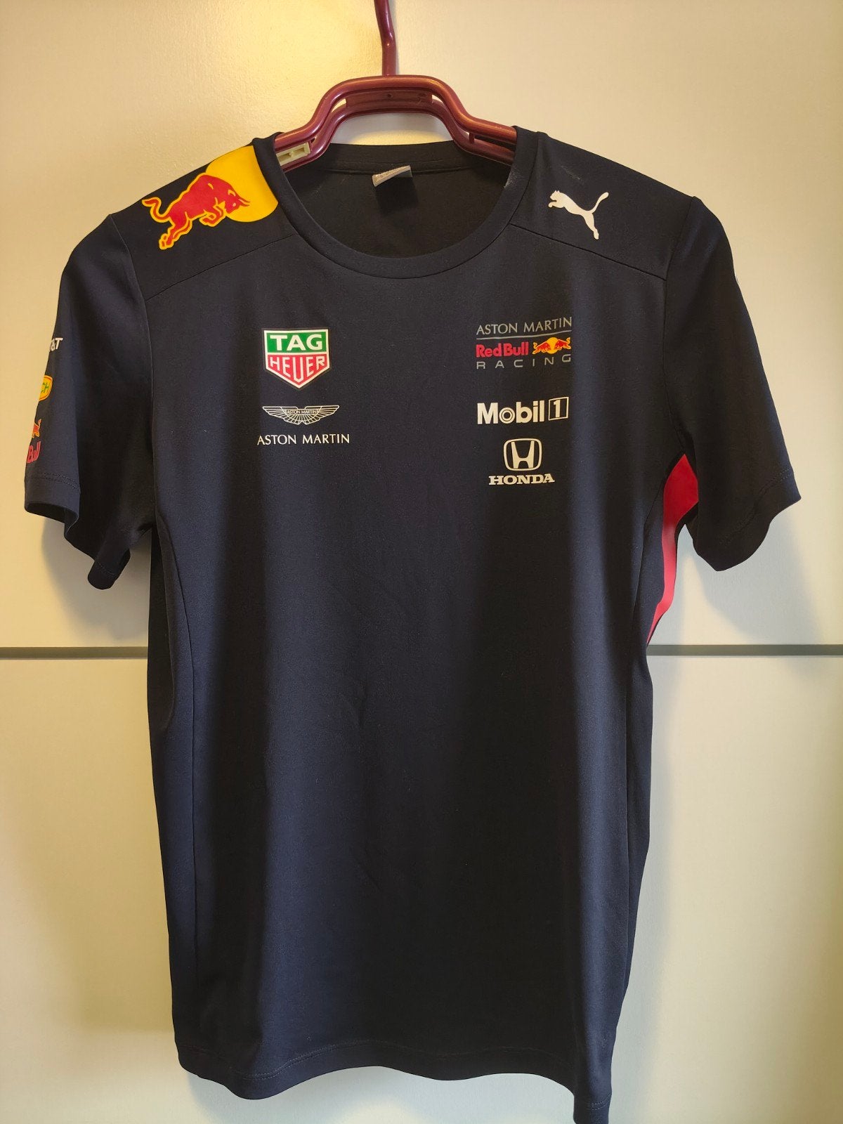 Max Verstappen shirt maat 158/164, Kinderen en Baby's, Jongen of Meisje, Puma, Ophalen of Verzenden, Zo goed als nieuw