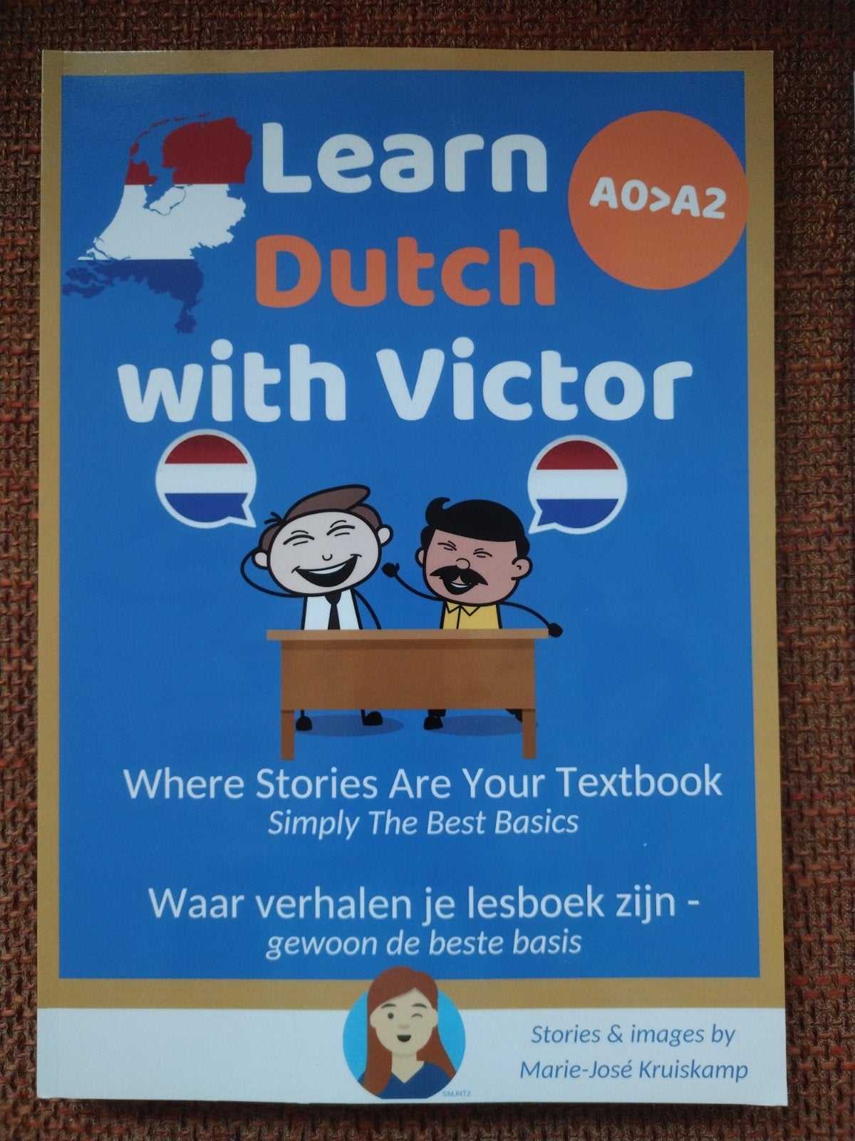 Learn Dutch with Victor A0>A2 Nederlands leren, Boeken, Non-fictie, Nederlands, Engels, Marie-José Kruiskamp, Ophalen of Verzenden