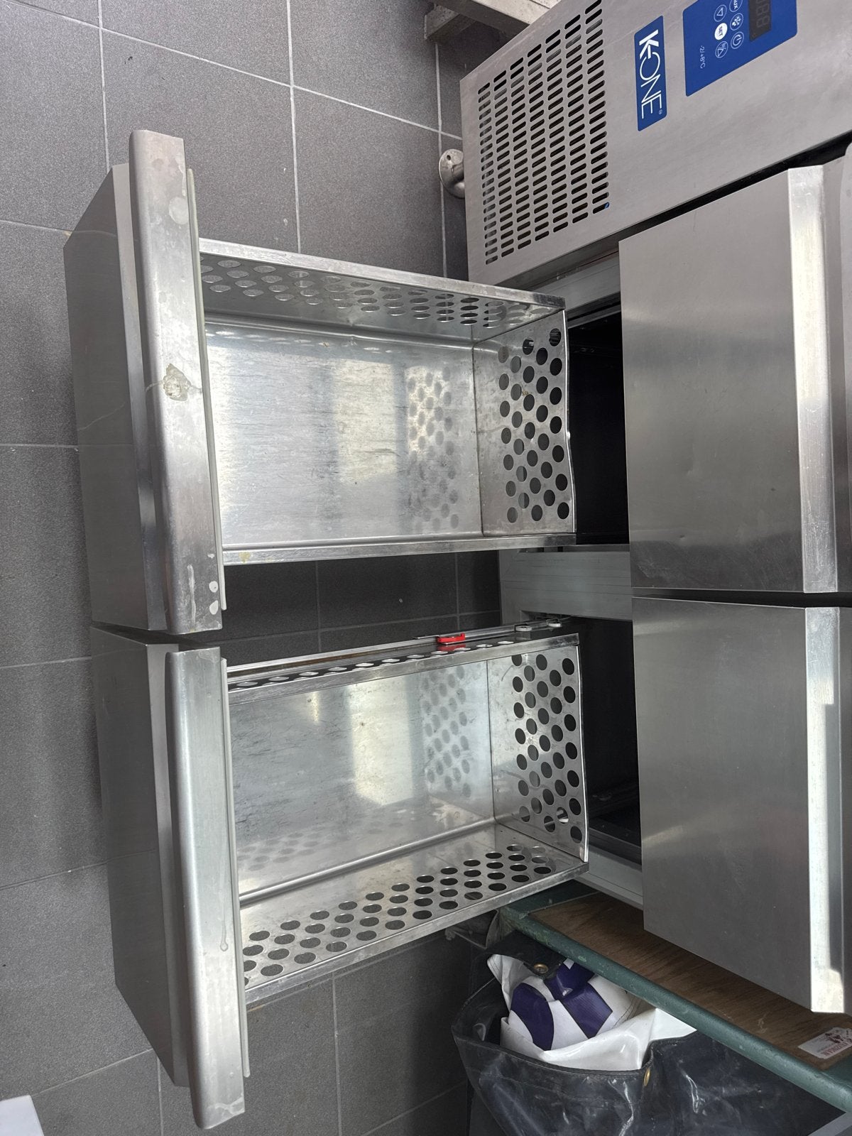 Professionele RVS Koelkast met Lades - KONE, Witgoed en Apparatuur, Koelkasten en IJskasten, 150 tot 200 liter, 60 cm of meer