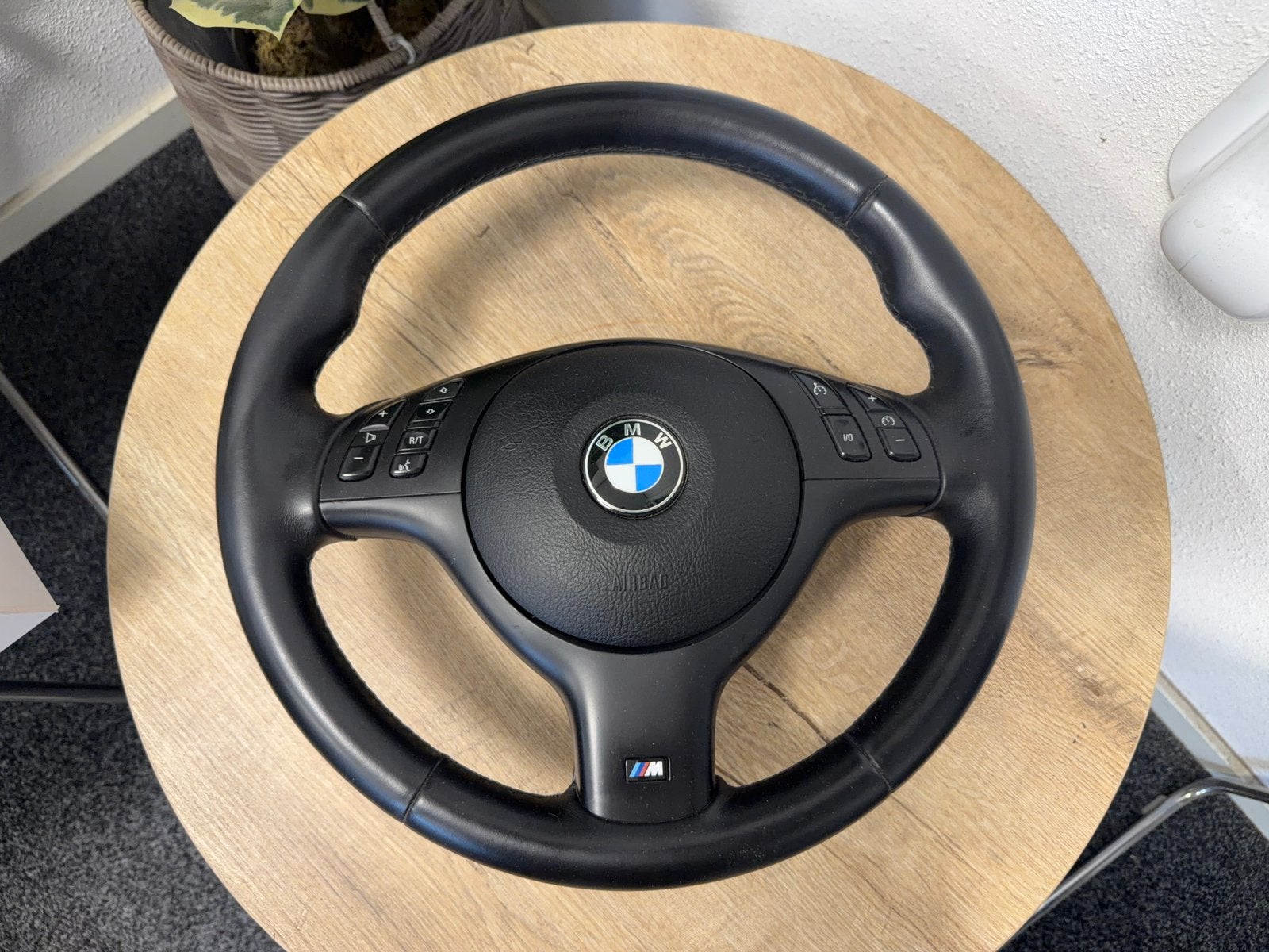 Erg nette BMW M-Stuur M Stuur MStuur opnieuw bekleed E46 E39, Ophalen of Verzenden