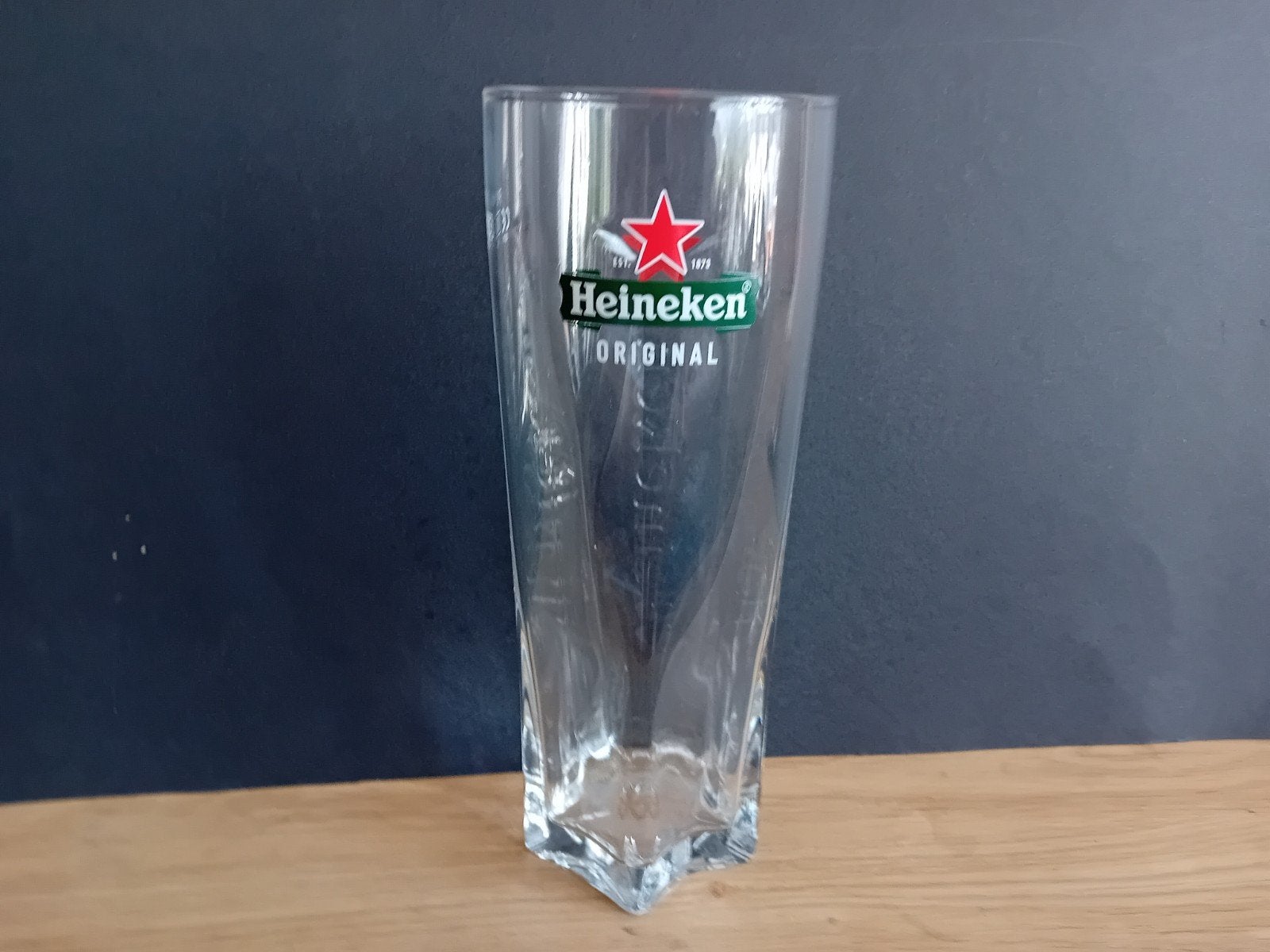 Heineken pint stervoet glas, Ophalen of Verzenden, Nieuw, Glas of Glazen, Heineken
