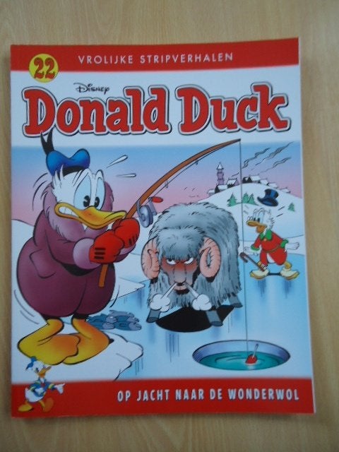 Vrolijke strip van Donald Duck 22 Op jacht naar de wonderwol, Eén stripboek, Ophalen of Verzenden, Zo goed als nieuw