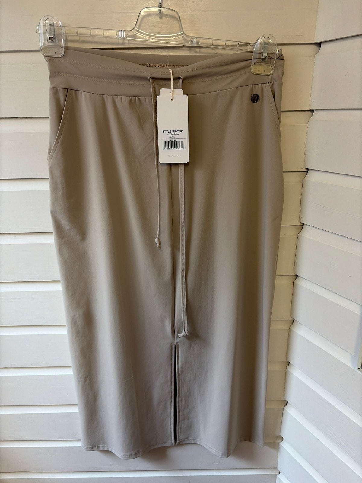 Triple Nine Beige Rok Maat L - Stijlvol en Comfortabel, Beige, Maat 42/44 (L), Nieuw, Ophalen of Verzenden