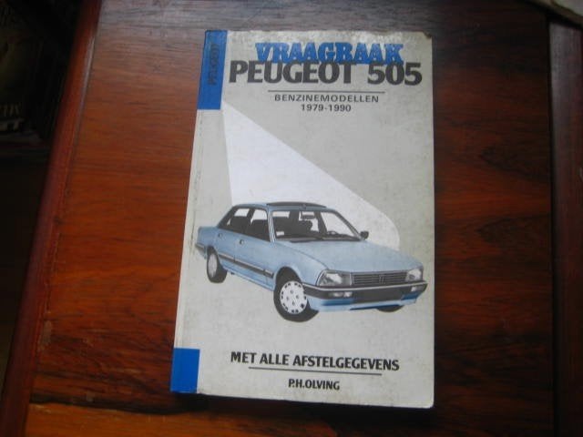 PEUGEOT 505 WERKPLAATSBOEK Vraagbaak, Ophalen of Verzenden