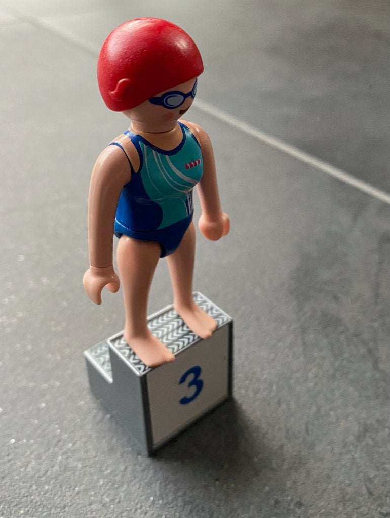 Wedstrijdzwemster Playmobil - 5198, Ophalen of Verzenden, Zo goed als nieuw