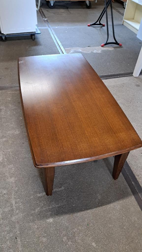 Stijlvolle houten salontafel - Gebruikt, Ophalen, Gebruikt, 100 tot 150 cm, Klassiek