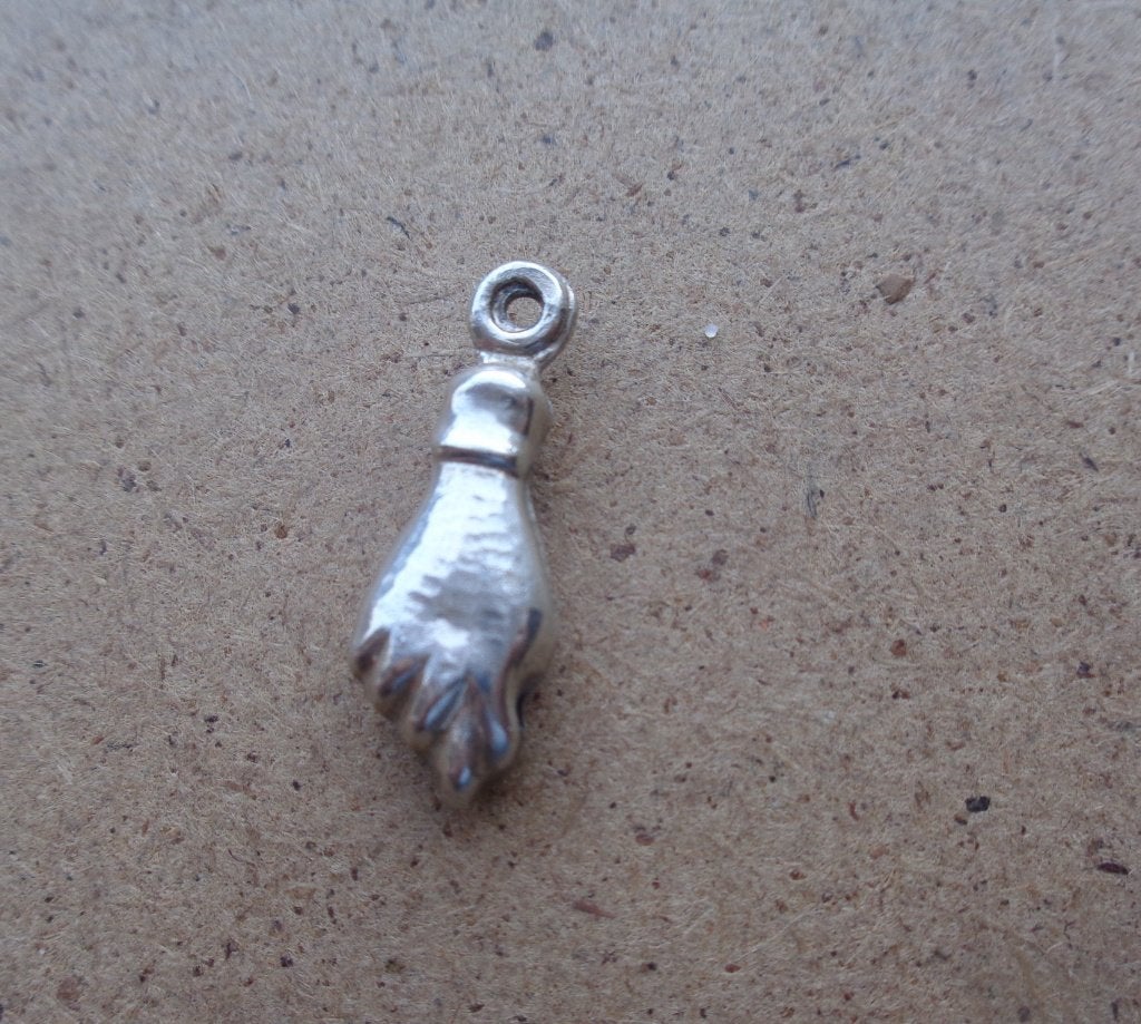 zilveren vintage bedel Fatima hand [963], Overige merken, Verzenden, Zo goed als nieuw, 1 bedel