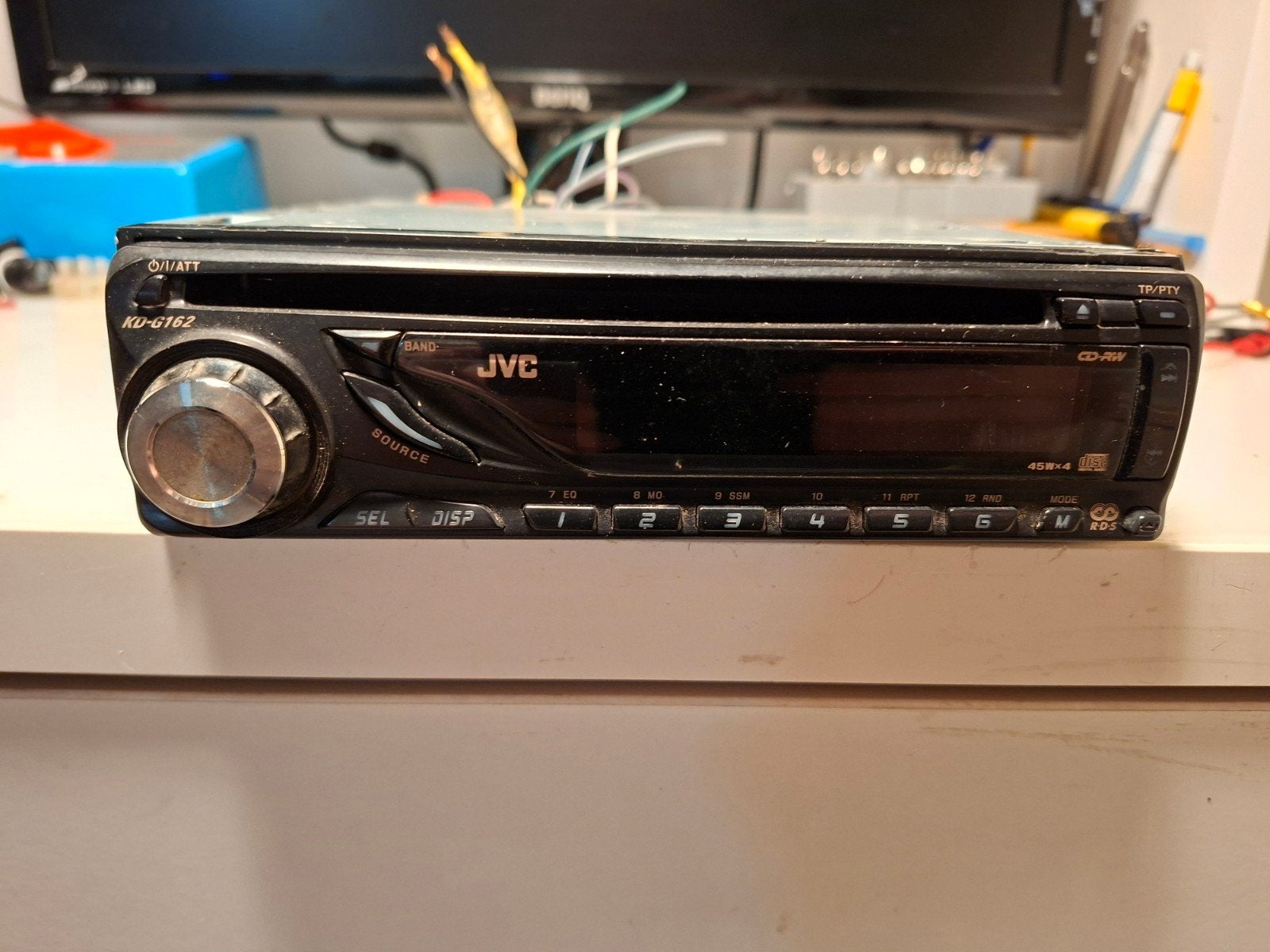 JVC KD-G162 autoradio - Goed werkend met video bewijs, Ophalen of Verzenden