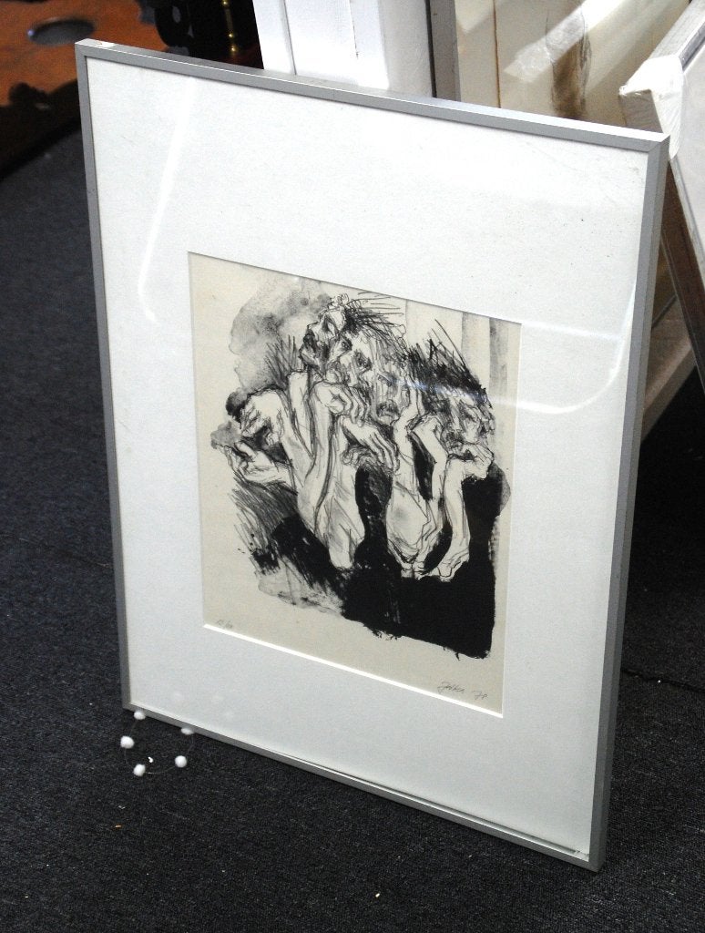 Mooie litho draagt de naam Hofker, Ophalen of Verzenden