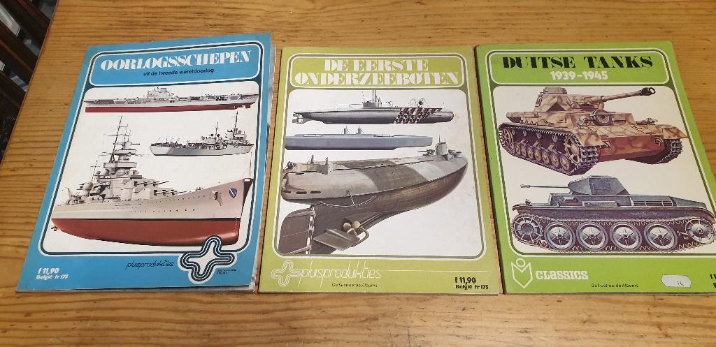 2 boeken Classics/plusproducties. Oorlogsschepen en Duitse t, Ophalen of Verzenden, Landmacht, Tweede Wereldoorlog, Classics/plusproducties