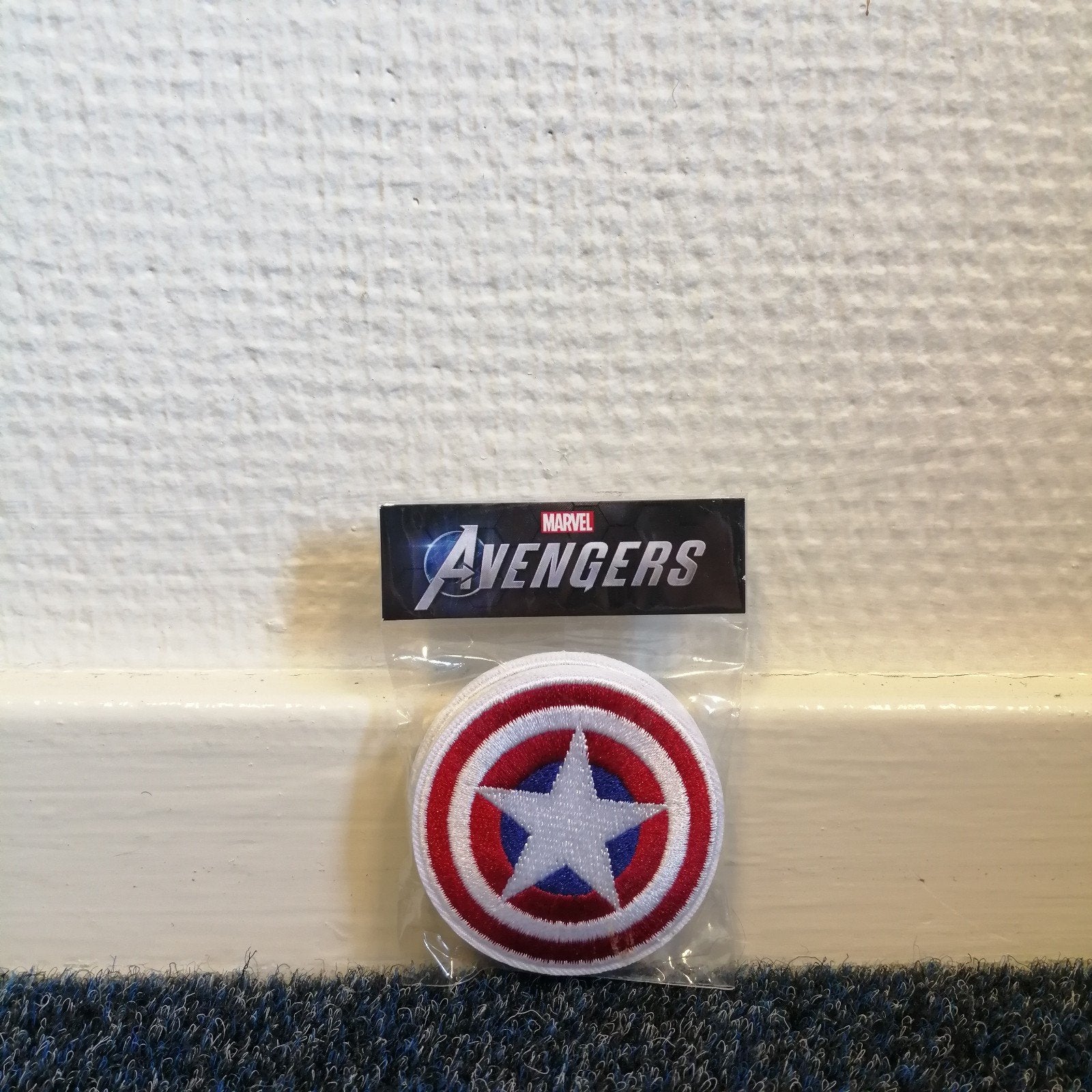 Nieuw: 6x Marvel Avengers/Captain America Shield Patch, Verzamelen, Speldjes, Pins en Buttons, Figuurtje, ., Nieuw, Ophalen of Verzenden