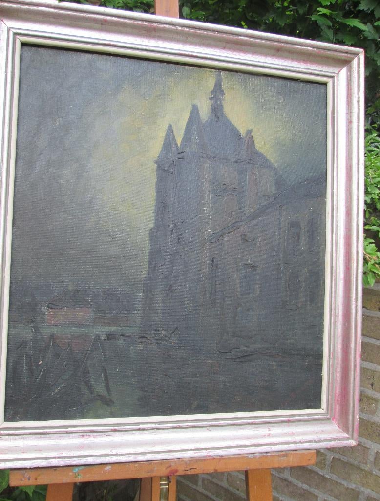 Olieverfschilderij met KLOOSTERKERK, Ophalen