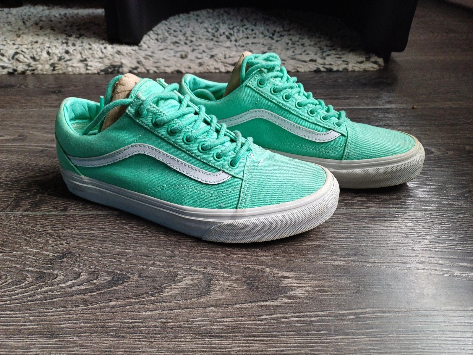 Vans Old Skool Sneakers - Mintgroen, Ophalen of Verzenden, Sneakers of Gympen, Gedragen, Vans
