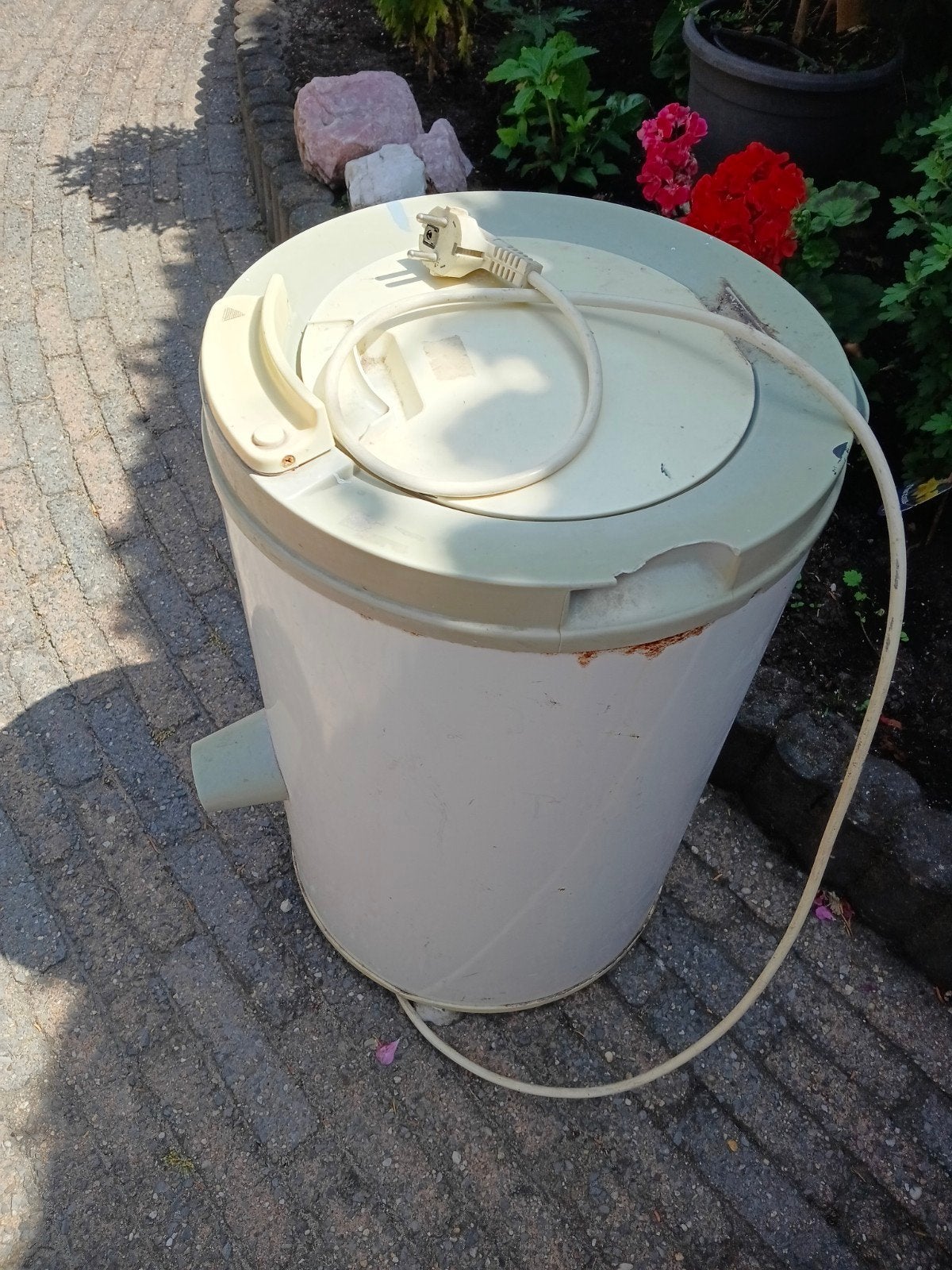 Centrifuge AEG, Ophalen