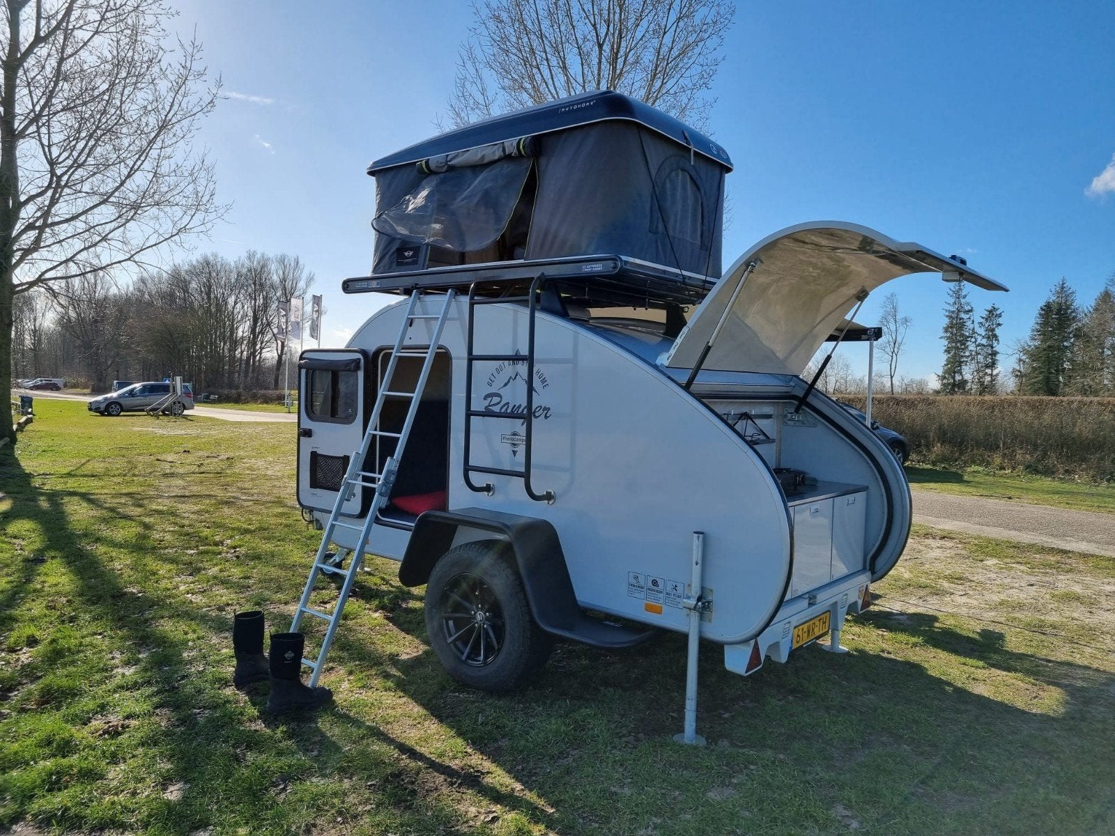 Hero Ranger Columbus 2017 Teardrop Off Road, Caravans en Kamperen, Caravans, Particulier, tot en met 4, 750 - 1000 kg, Overige