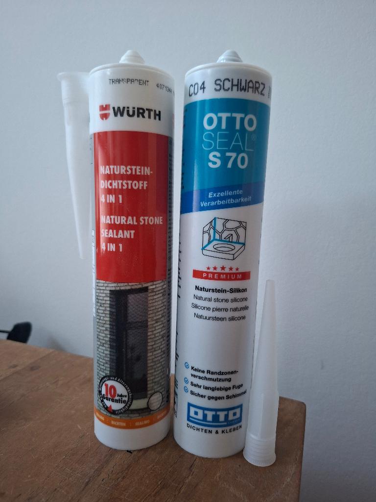 Würth  en Ottoseal natuursteen afdichtingsmiddel (kit), Ophalen of Verzenden, Nieuw