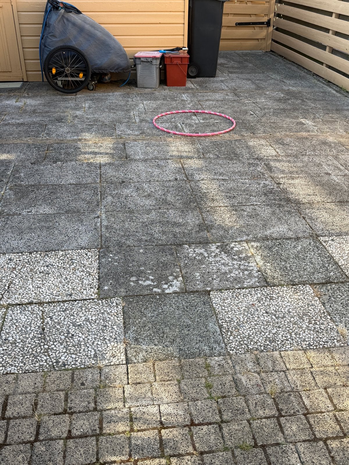 Gratis tuintegels (ca. 50 m²) - diverse maten, Tuin en Terras, Tegels en Klinkers, Ophalen, Gebruikt, 10 m² of meer, Beton