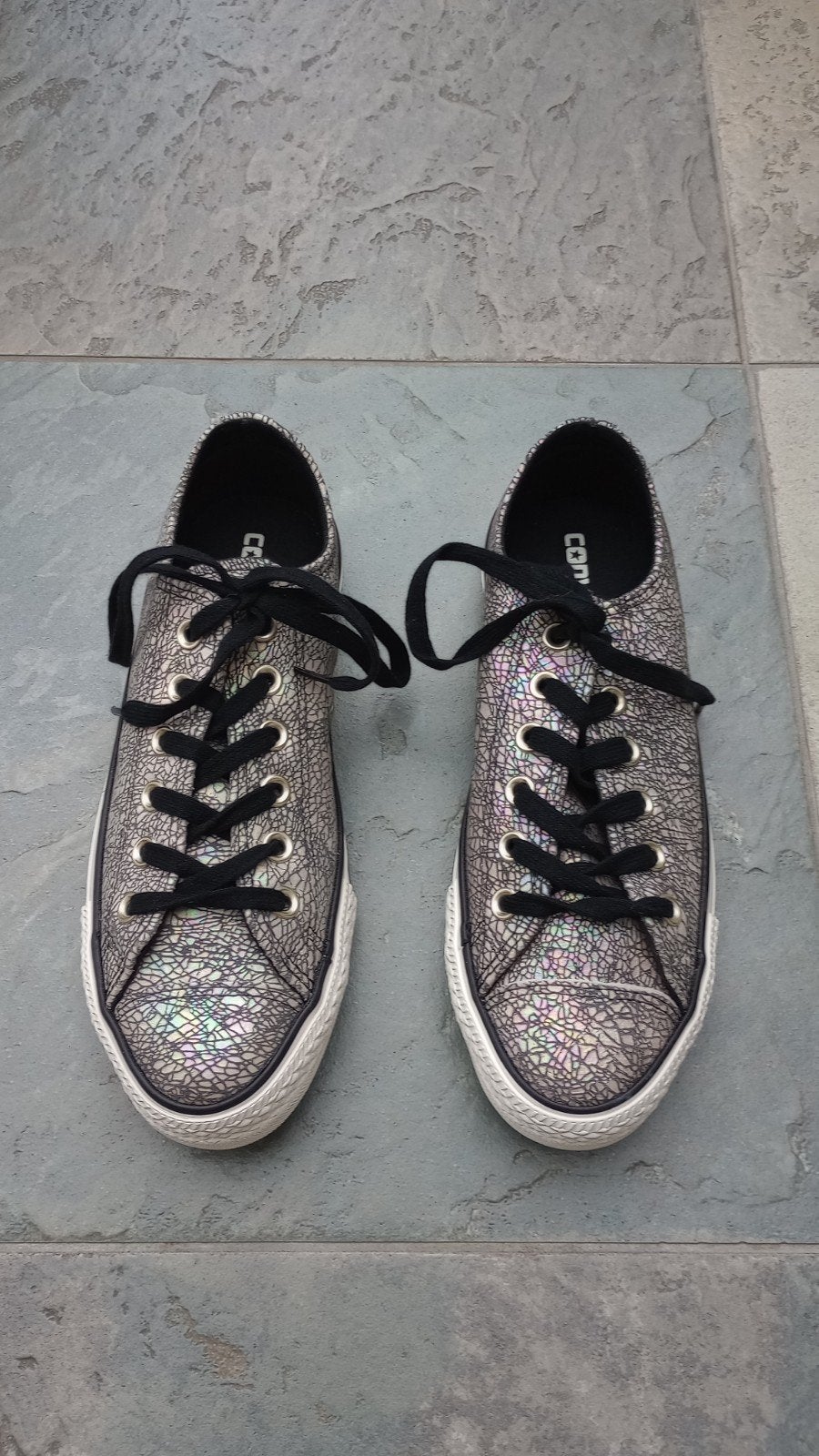 Nieuwe Converse schoenen metalic maat 8 oftewel maat 39, Overige kleuren, Nieuw, Converse, Ophalen of Verzenden